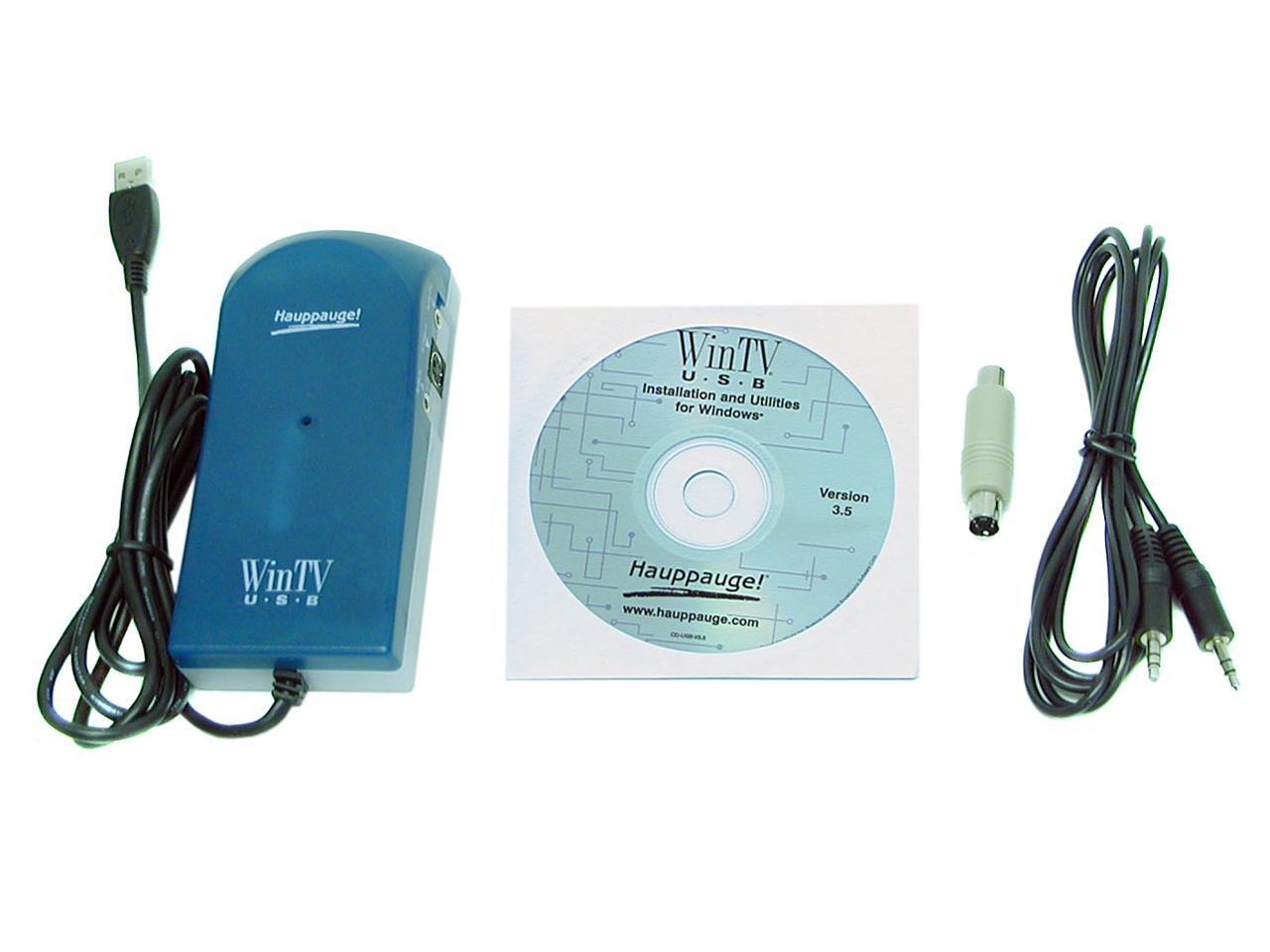 Hauppauge WinTVUSB TV Solution with Mono Audio for NTSC Video Sources