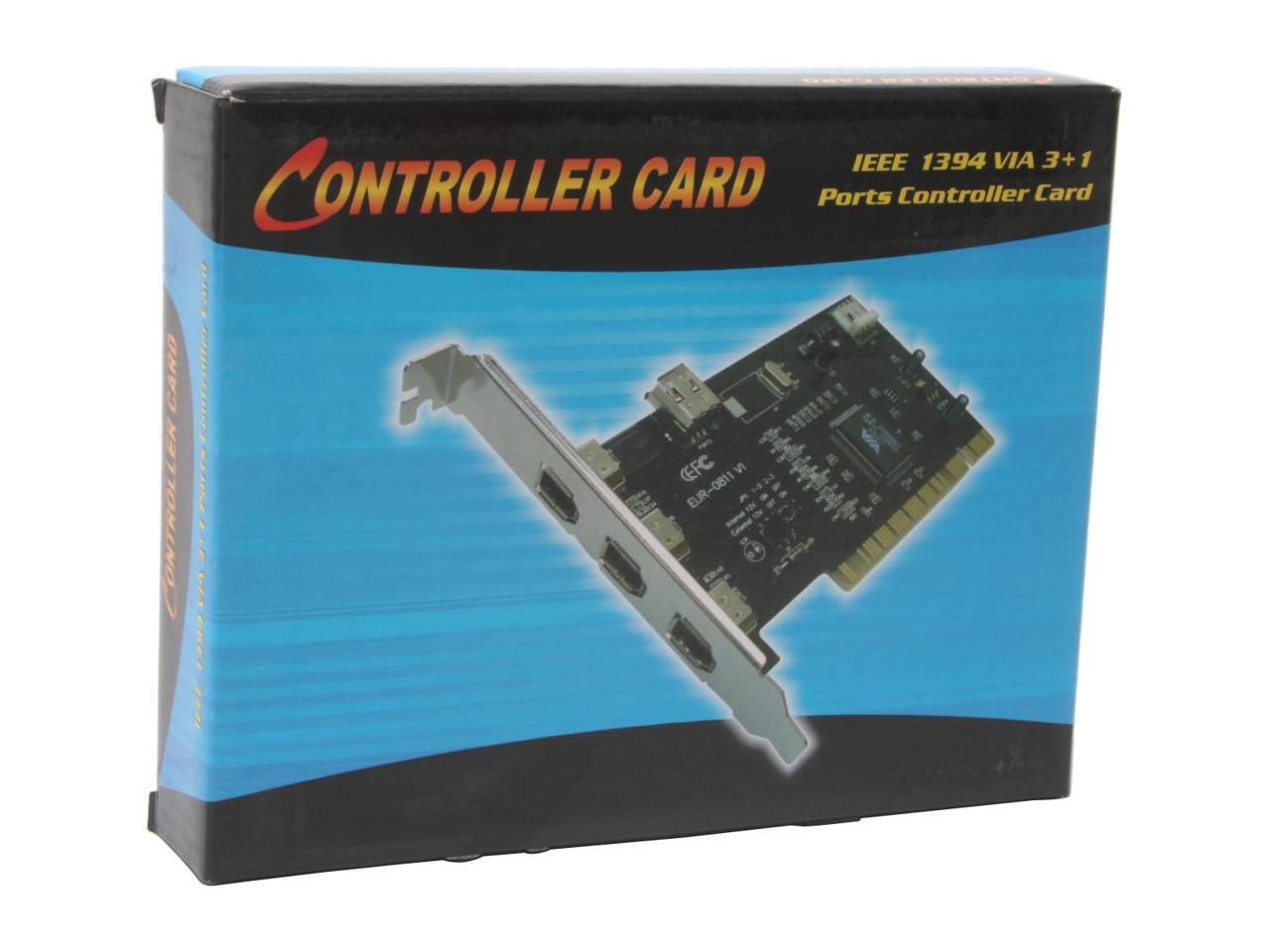 SABRENT Firewire PCI Host Controller Card Model SBTVT6306