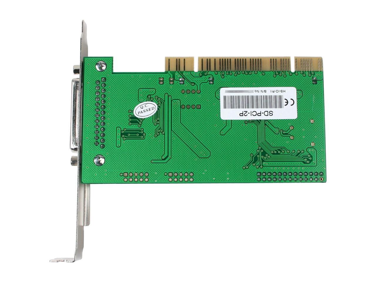 SYBA PCI to Parallel 2port host controller card Model SDPCI2P