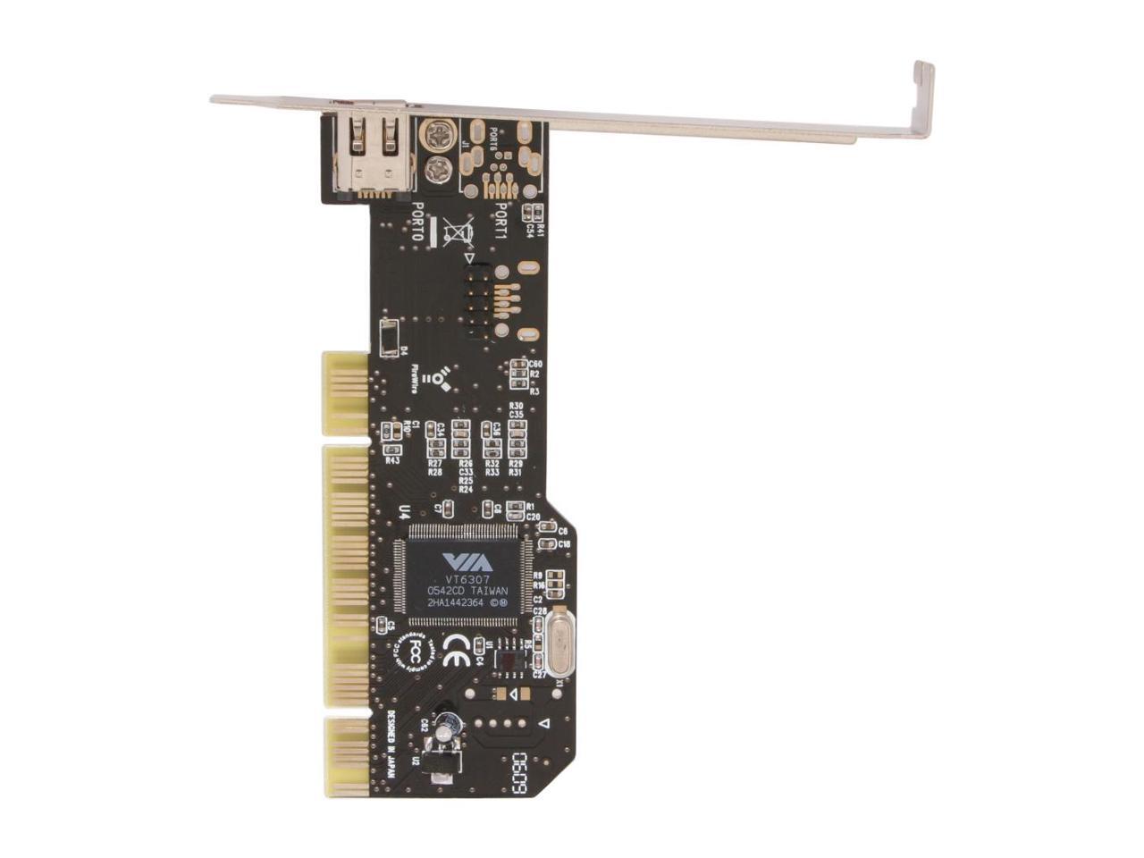 SYBA IEEE 1394a FireWire PCI Card with Internal 9pin Header Model SD
