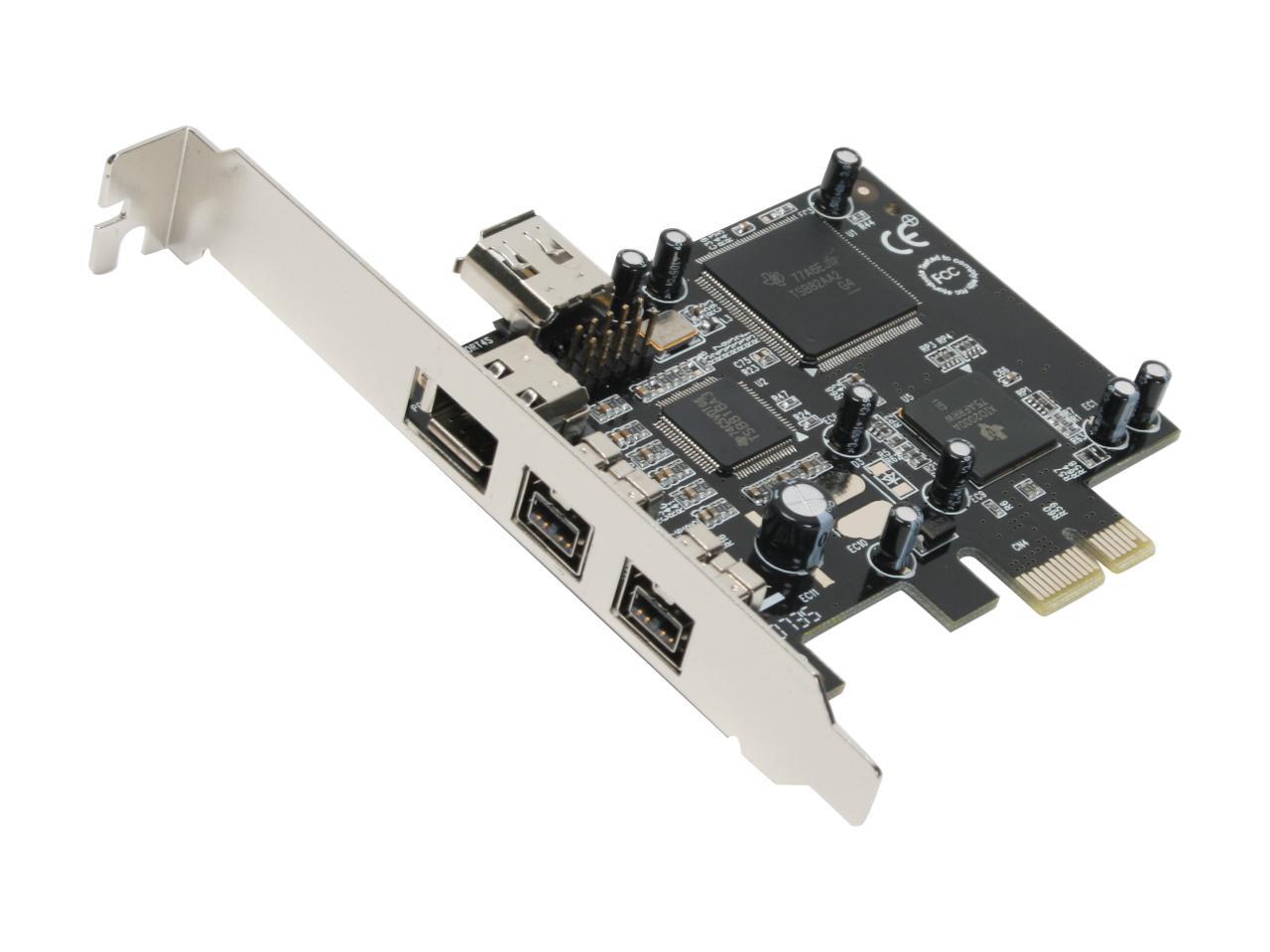 SYBA PCIExpress 1394 FireWire Card Model SDPEXFWB