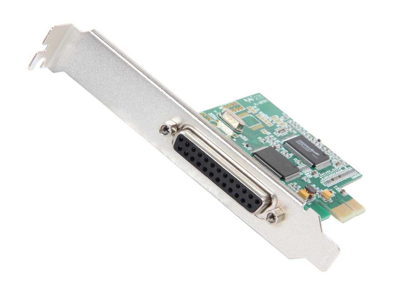 SYBA 1port DB25 Parallel Printer Port (LPT1) PCIe Controller Card