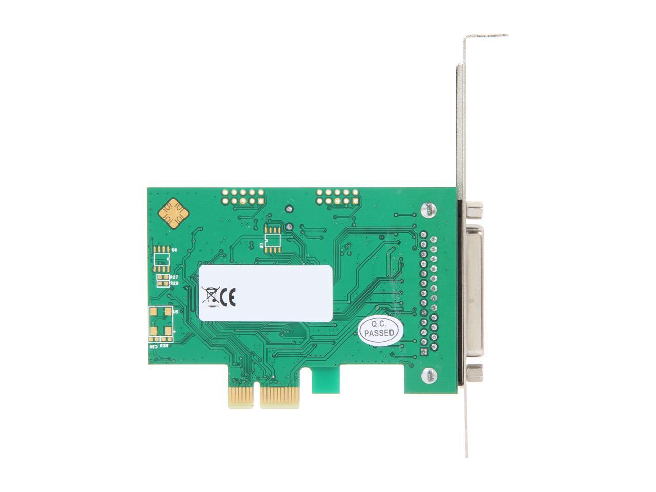 SYBA 1port DB25 Parallel Printer Port (LPT1) PCIe Controller Card