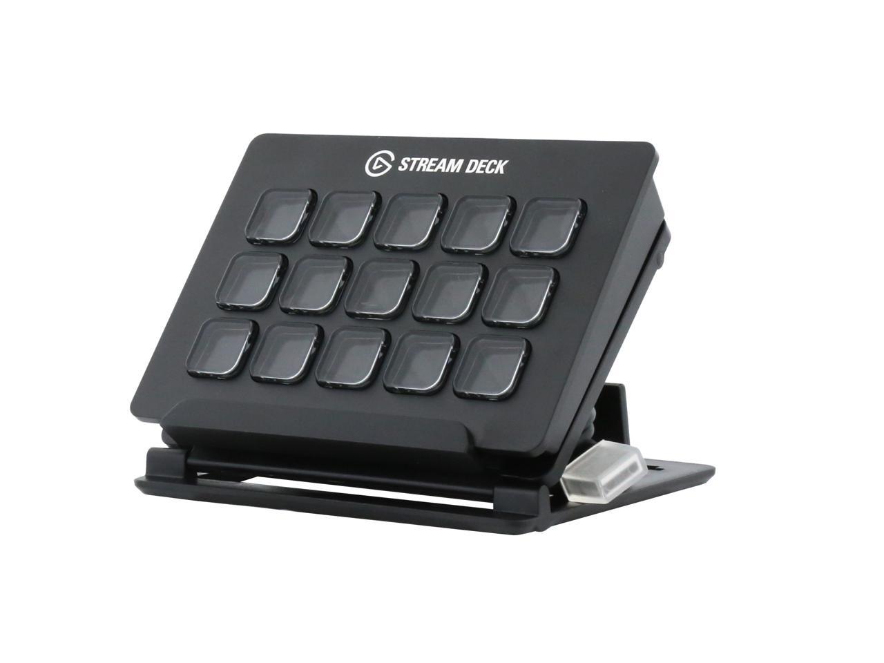 PC/タブレット PC周辺機器 Elgato Stream Deck - Live Content Creation Controller with 15 Customizable  LCD Keys, Adjustable Stand, for Windows 10 and macOS 10.11 or Later