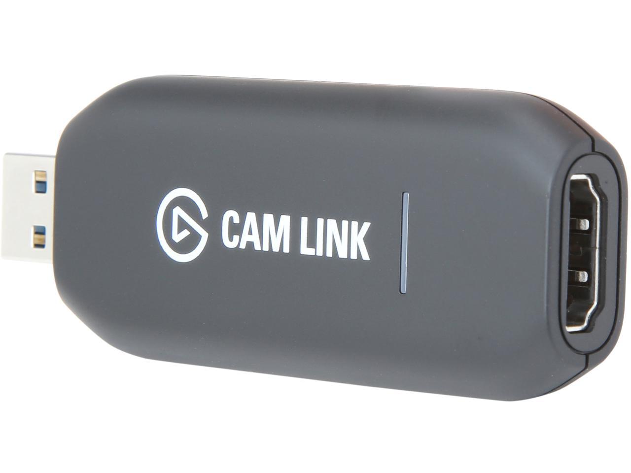 Elgato Cam Link Broadcast Live And Record Via Dslr Camcorder Or Action Cam In 1080p 60 Fps Compact Hdmi Capture Device Usb 3 0 Newegg Com