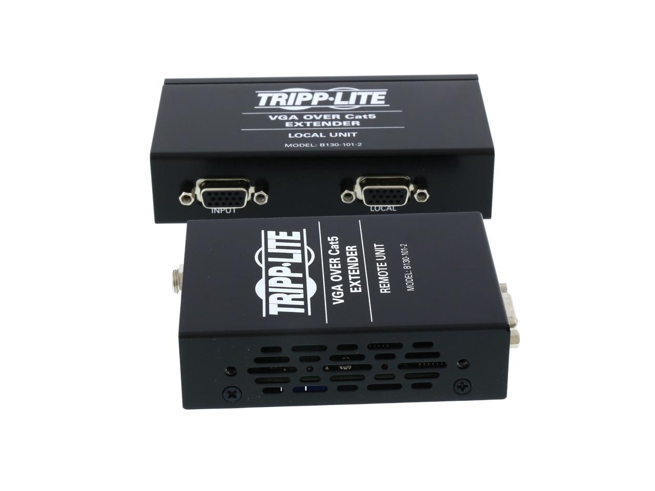 Tripp Lite B130-101-2 VGA over Cat5 Transmitter and Receiver Cat6 Extender