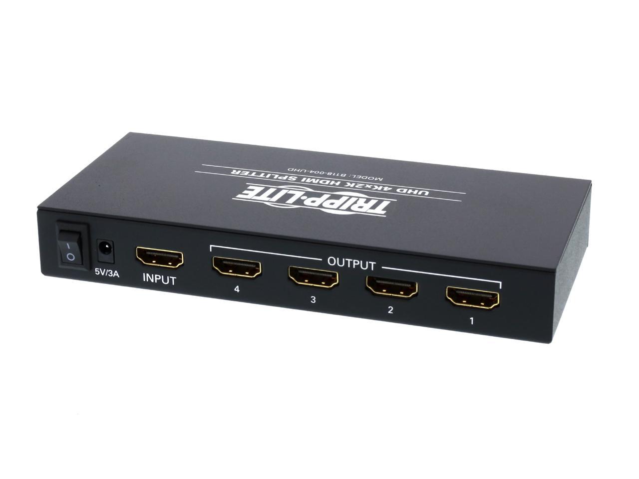 Tripp Lite B118-004-UHD 4-Port 4K HDMI Splitter for Ultra-HD (4K x 2K ...