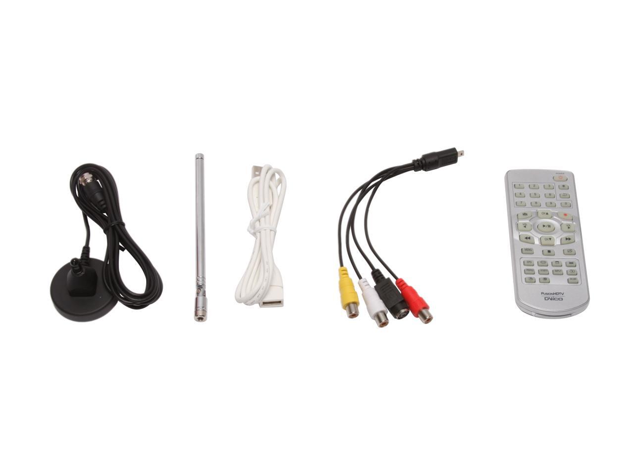 DViCO FusionHDTV7 USB TV Tuner Stick & PVR W/ HDTV Antenna