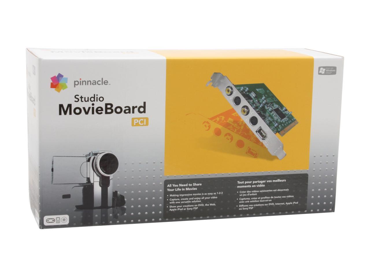 Pinnacle Video Capture & Editing Studio MovieBoard PCI PCI Interface ...