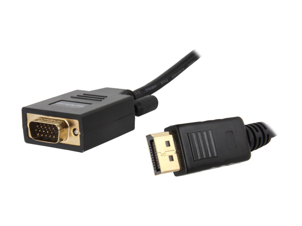 Computer Cables Yoton Hot DisplayPort to VGA Cable 6 Feet - DP to VGA Cable Cable Length: Other Computer Cables Yoton Hot DisplayPort to VGA Cable 6 Feet - DP to VGA Cable Cable Length: Other