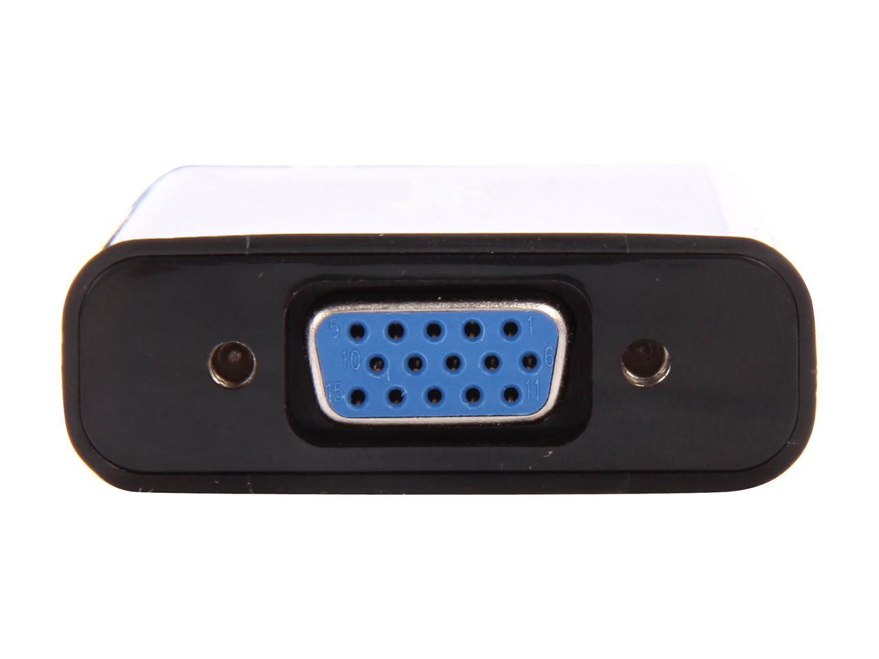 HD2VGAA HDMI to VGA Video Adapter Converter with Audio for