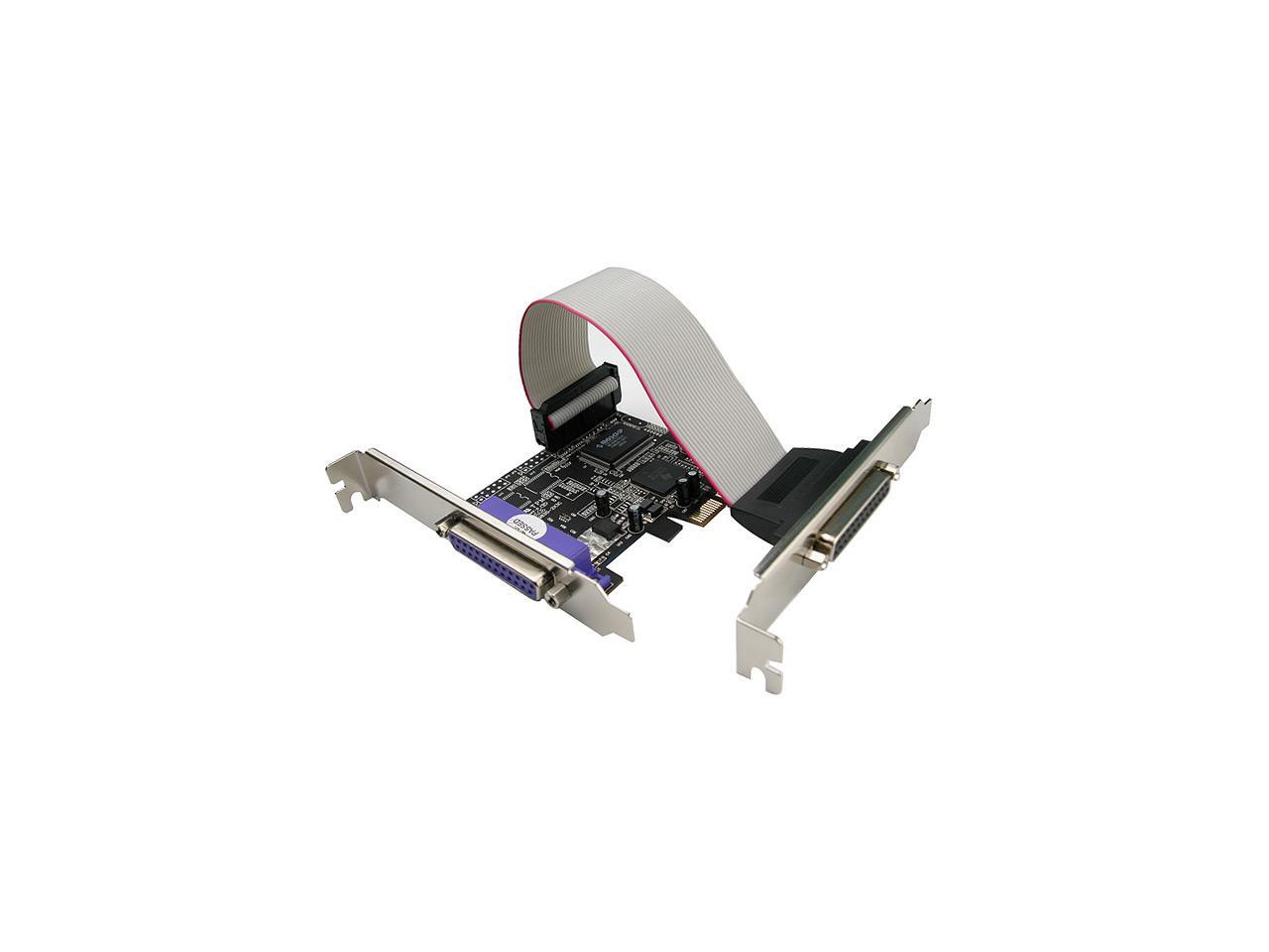 Rosewill PCIE Card with 2 Parallel Ports Model RC304E