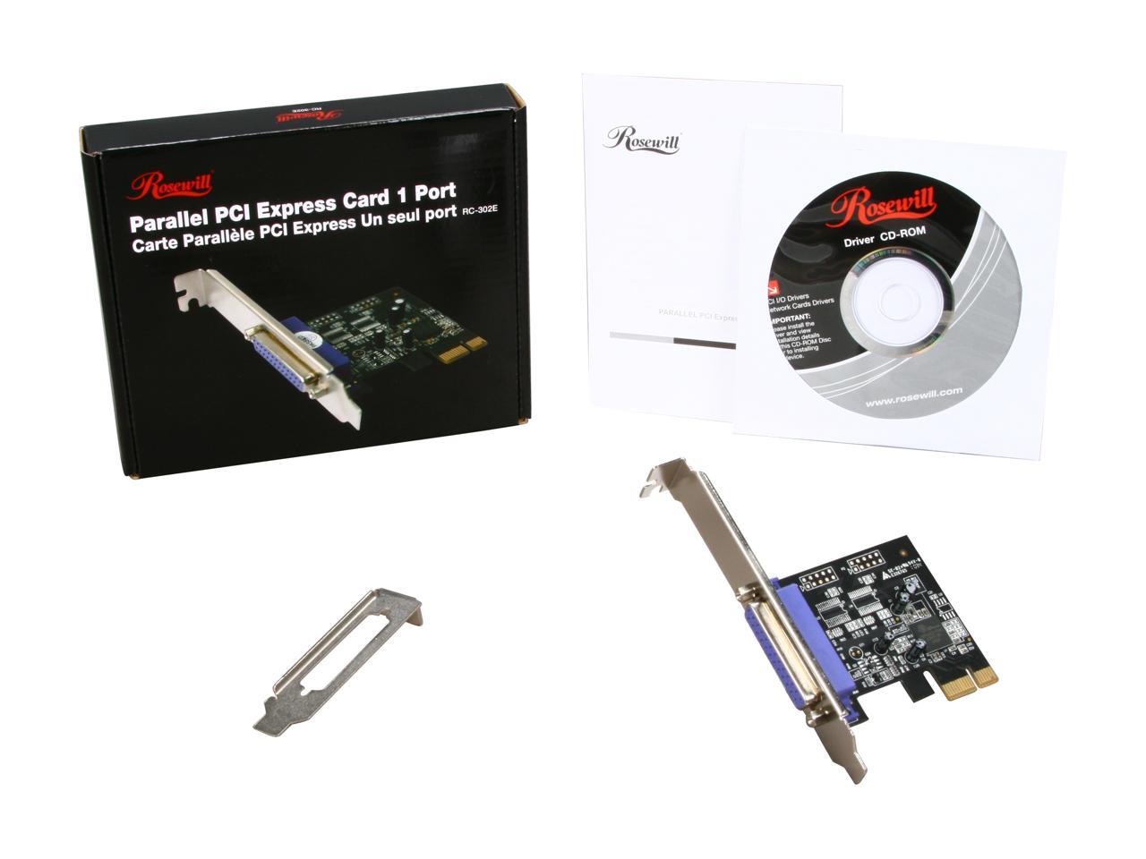 Rosewill PCIe Parallel Card 1 Port Model RC302E