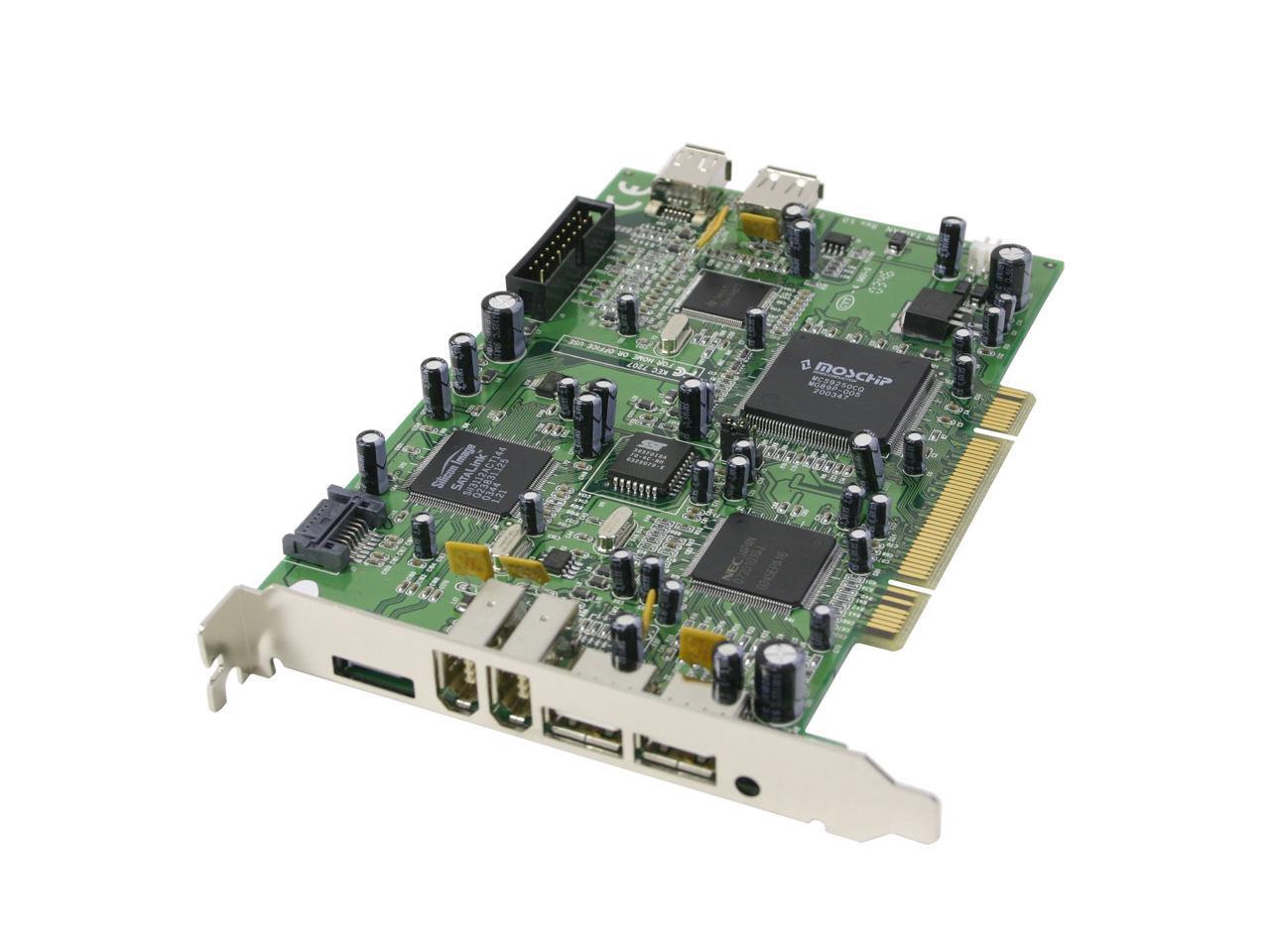 Koutech USB2.0 & FireWire & SATA Combo PCI Card Model IOPC820