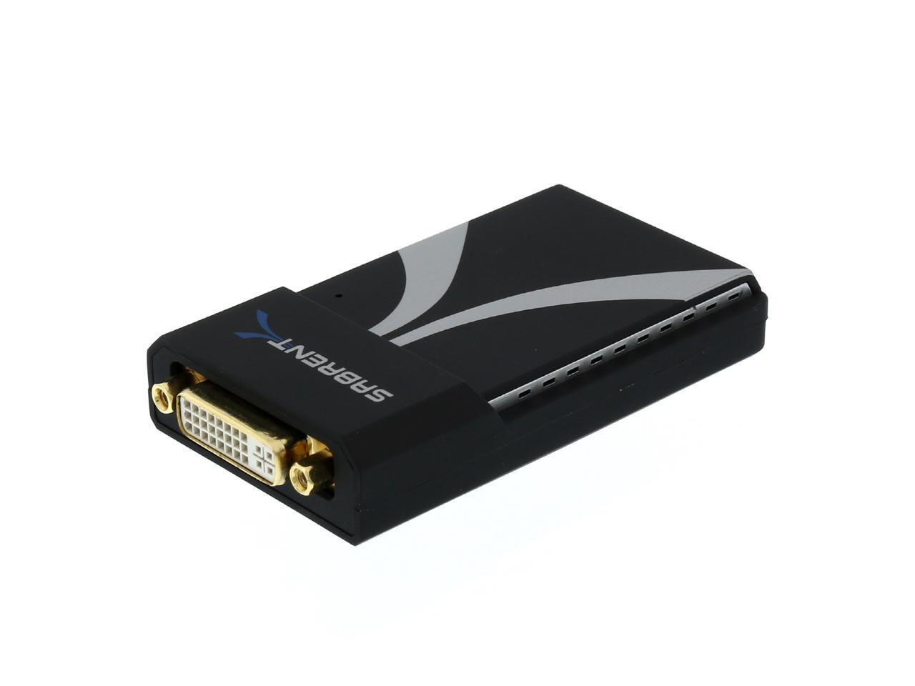 SABRENT USBDH88 USB 2.0 to DVI/VGA or HDMI Adapter (Link up to 6