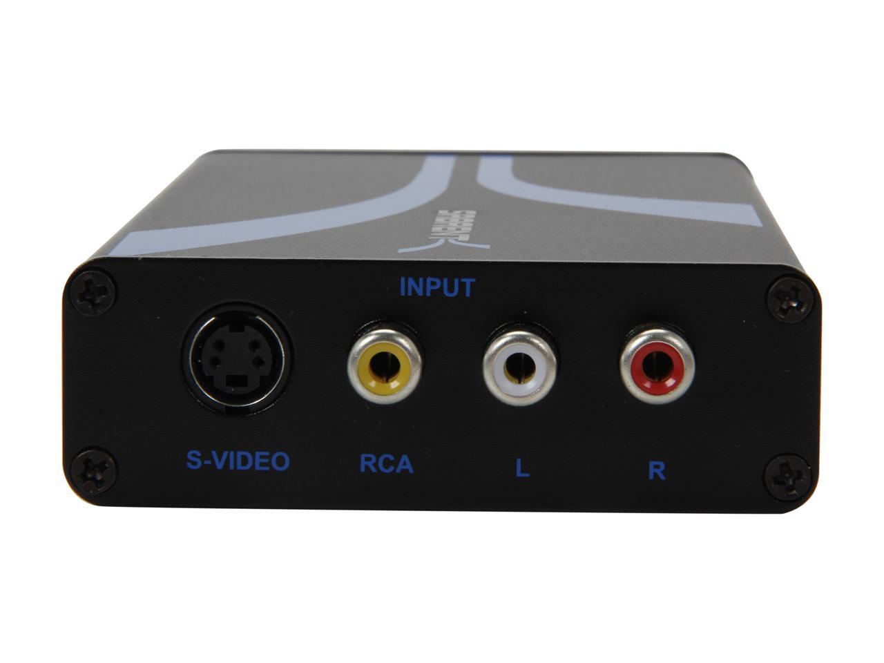 SABRENT DA-RCA2 S-video/Composite RCA to HDMI Converter/scaler - Up to ...