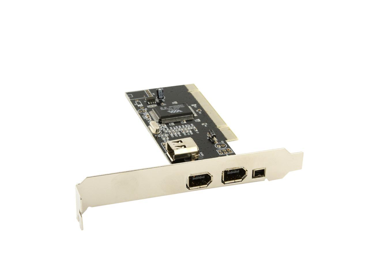 BYTECC Firewire 1394A 3+1 Ports PCI Card VIA Chipset Model BTFW310V