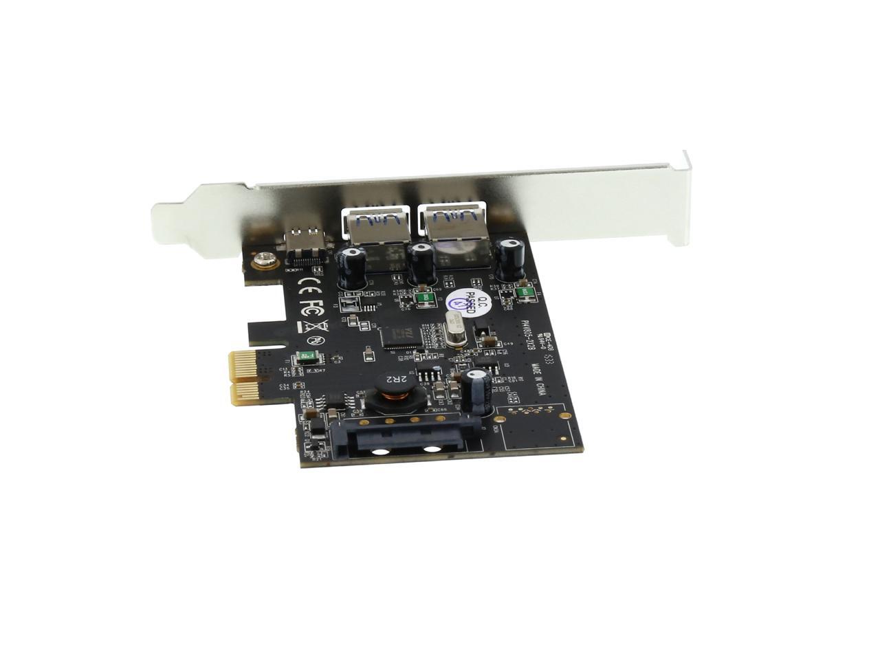 VANTEC 3Port USB 3.0 Type A/C PCIe Host Card Model UGTPC331AC Newegg.ca