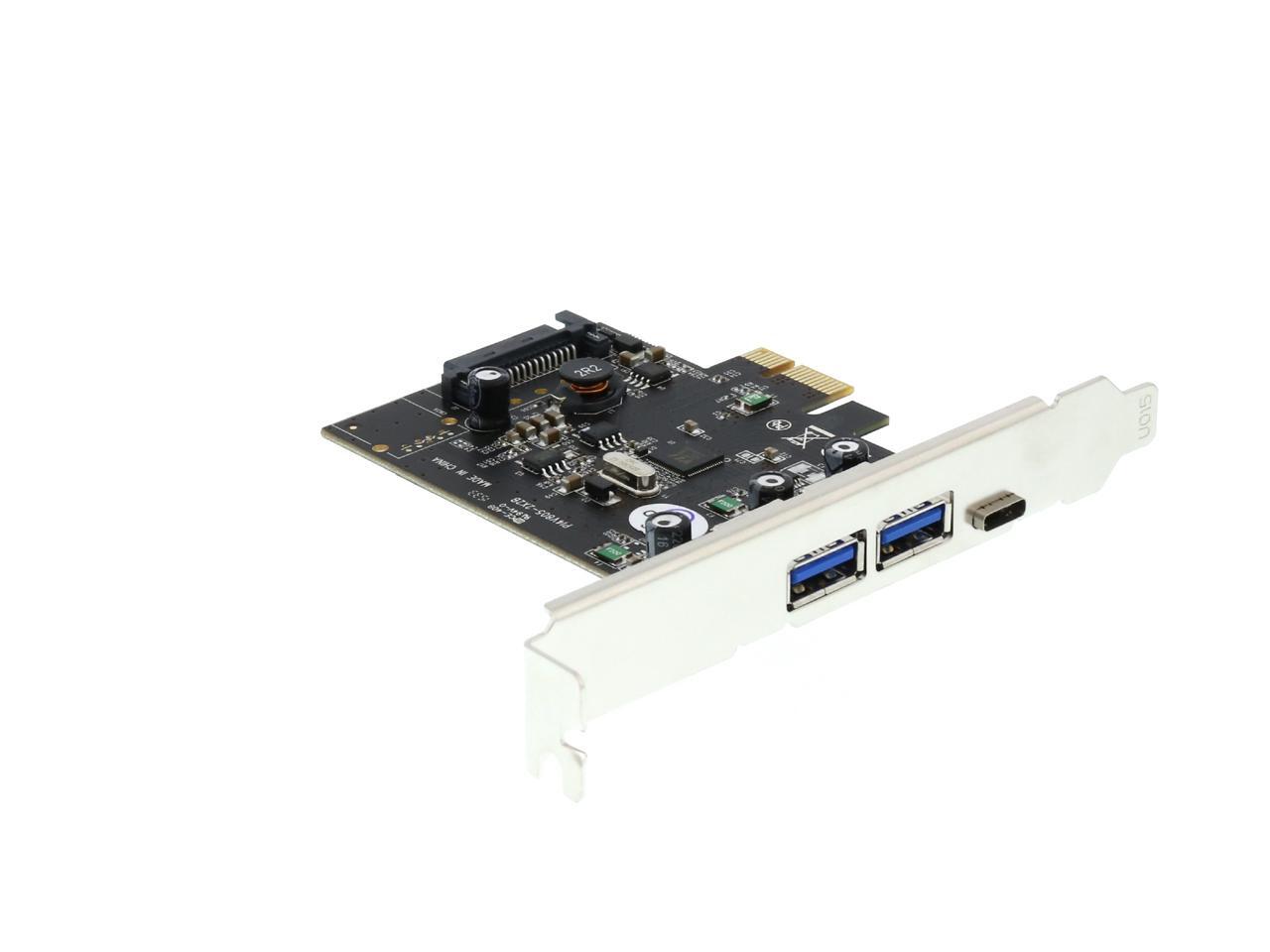 VANTEC 3Port USB 3.0 Type A/C PCIe Host Card Model UGTPC331AC