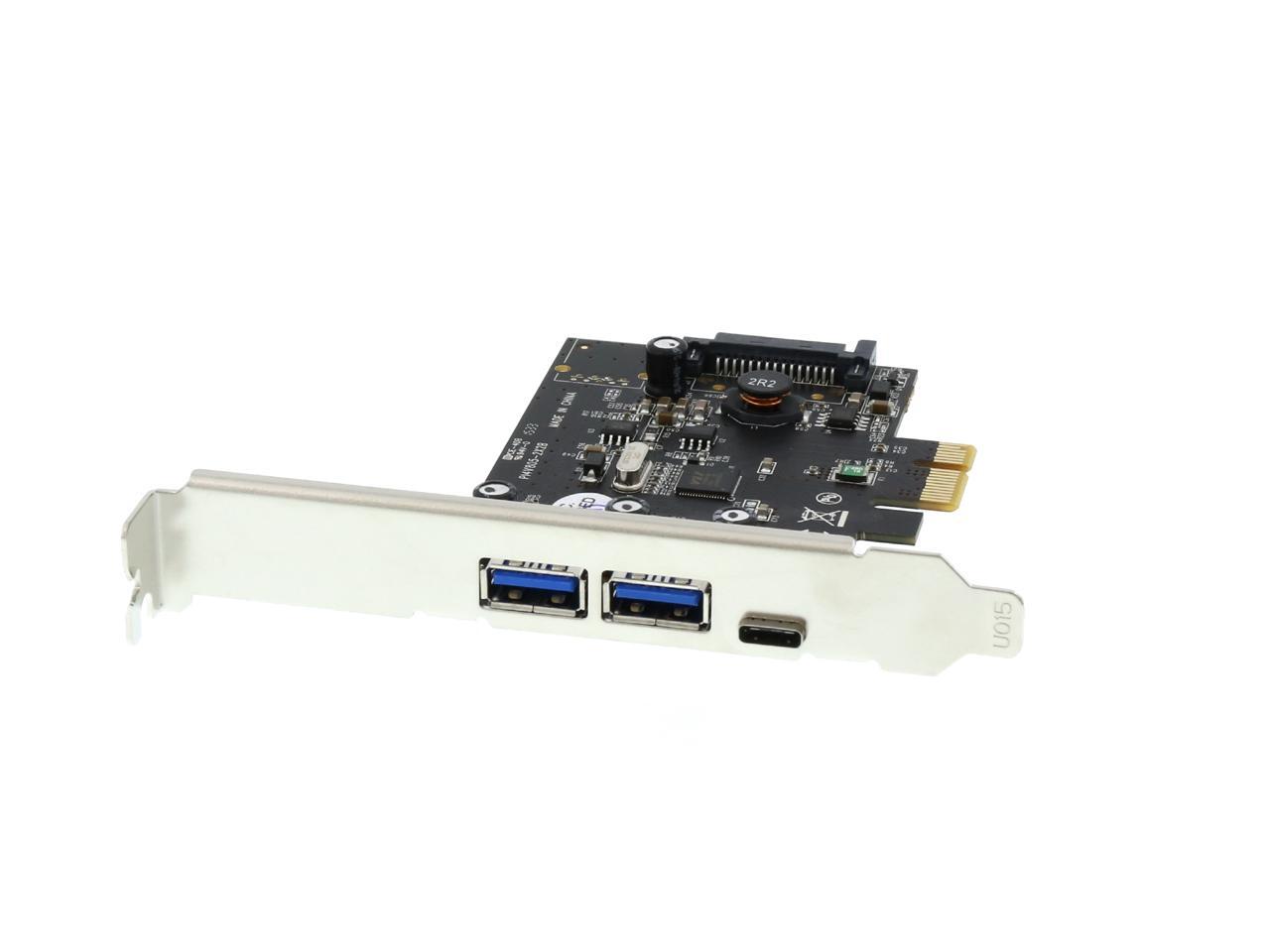VANTEC 3Port USB 3.0 Type A/C PCIe Host Card Model UGTPC331AC Newegg.ca