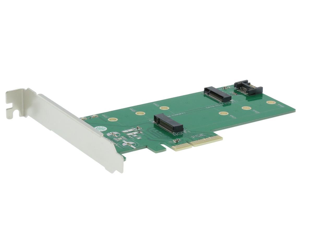 Vantec Ugt M2pc0 M 2 Nvme M 2 Sata Ssd Pcie X4 Adapter Newegg Com