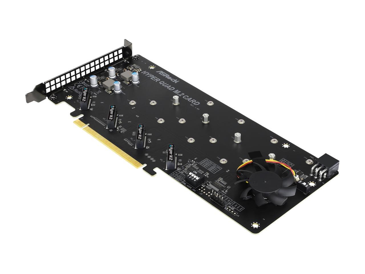 Asrock hyper quad m 2 card bootable m 2 raid support newegg