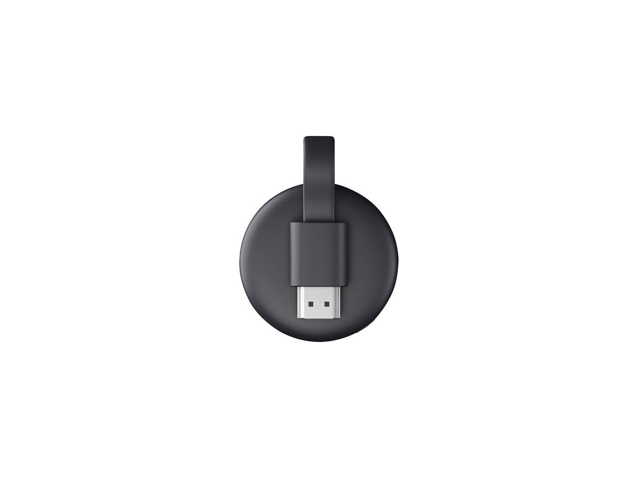 Google Chromecast (3rd Gen) Streaming Media Player Charcoal Grey