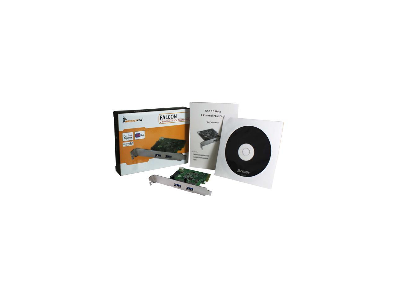 Falcon USB 3.1 to PCIE Card Dual Type A Ports