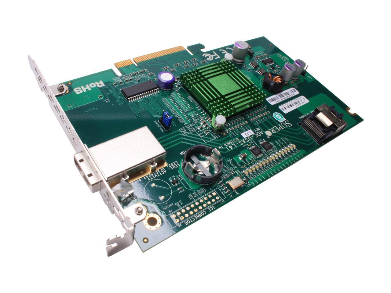 SUPERMICRO AOCUSASL4i PCI Express SAS LSISAS 1068E 8port controller