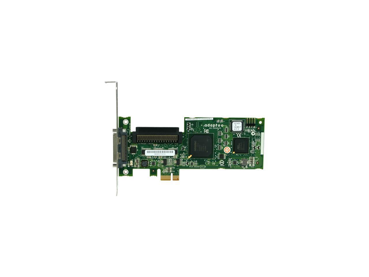 Adaptec SCSI Card 29320LPE 2248700R PCIe x1 Controller Card, Single