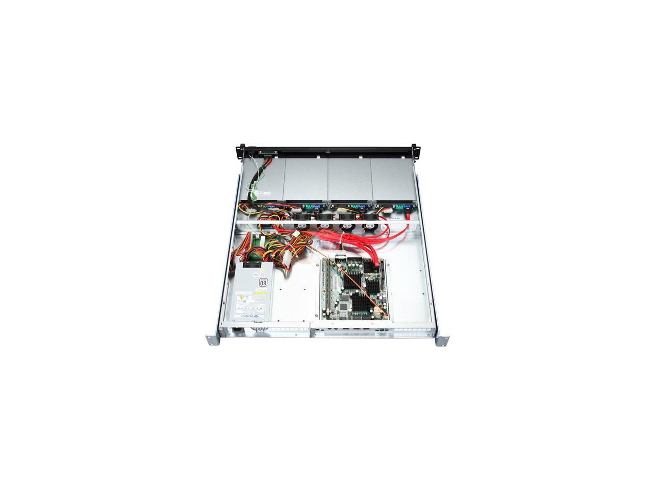 SANS DIGITAL EliteRAID ER104I+B 1U 4 Bay SATA To ISCSI 2x GbE RAID 60 ...