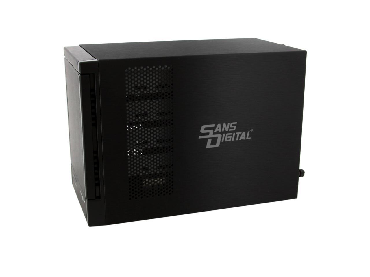 SANS DIGITAL TowerRAID TR4U+B JBOD 4 X SATA 3.5" Drive Bays 4 Bay SATA ...