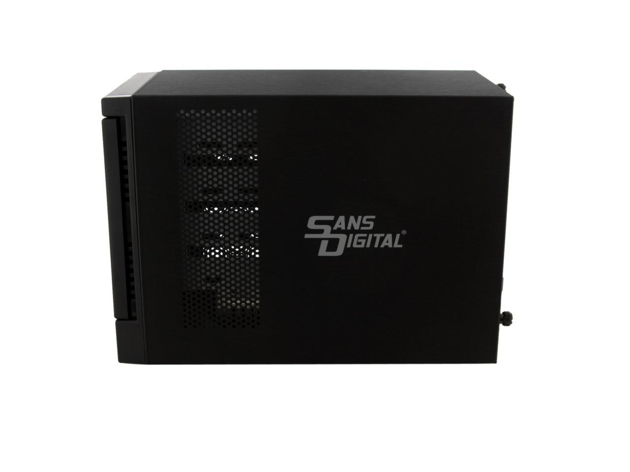 SANS DIGITAL TowerRAID TR4U+B JBOD 4 X SATA 3.5" Drive Bays 4 Bay SATA ...