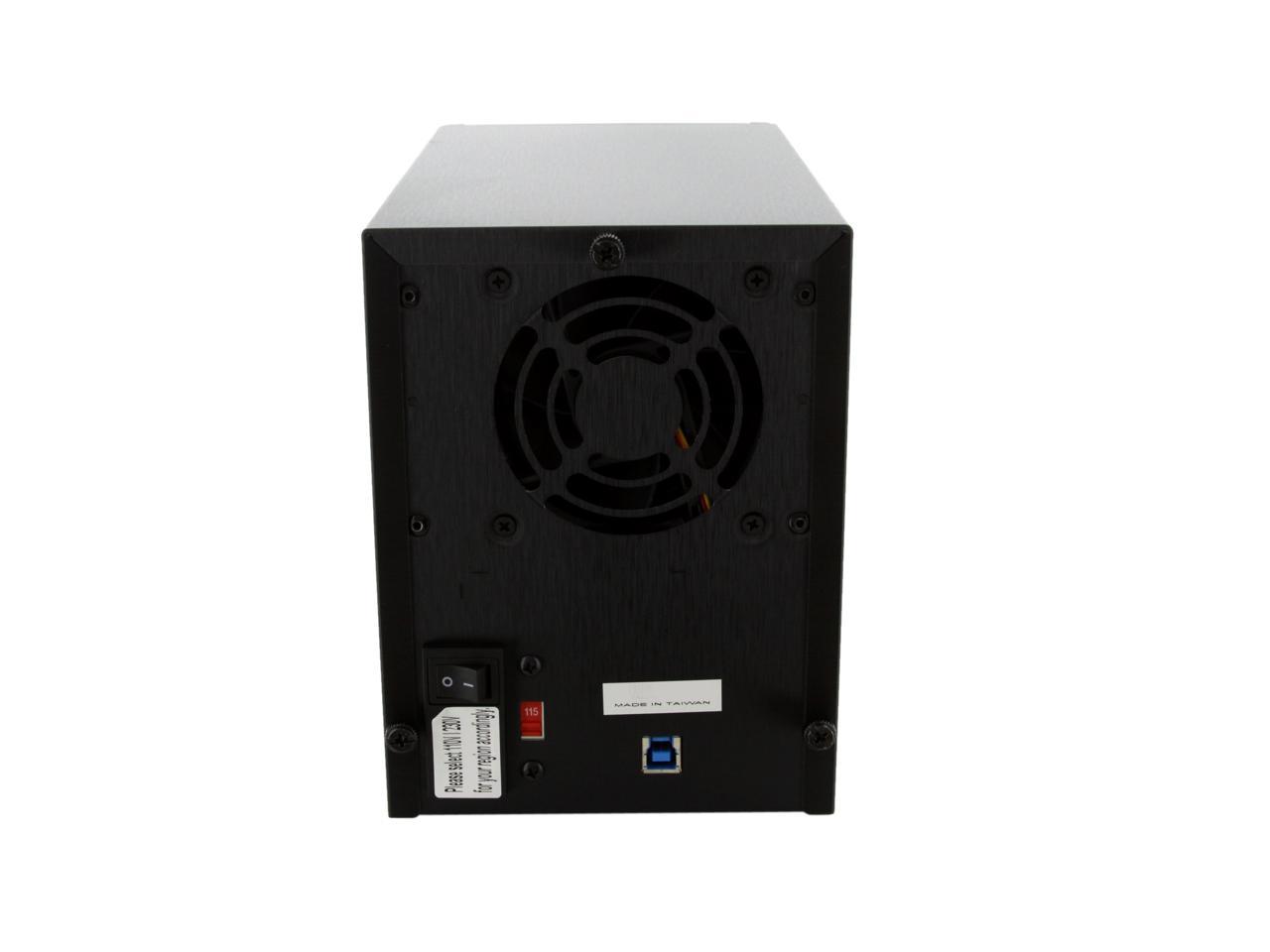 SANS DIGITAL TowerRAID TR4U+B JBOD 4 X SATA 3.5" Drive Bays 4 Bay SATA ...