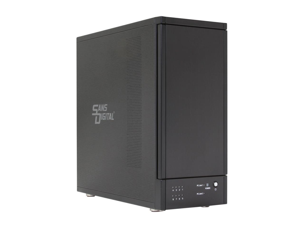 SANS DIGITAL TowerRAID TR8M6G 8Bay eSATA 6G Port Multiplier RAID Tower