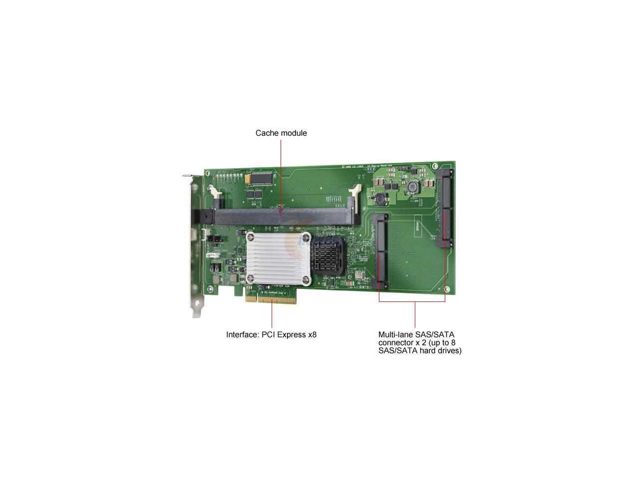 Intel SRCSAS18E PCIExpress x8 SATA / SAS Controller Card Newegg.ca