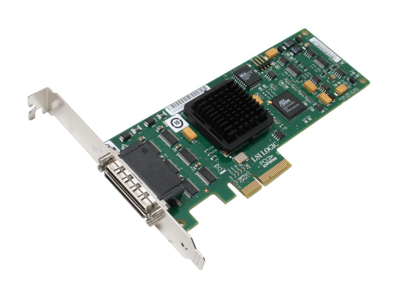 LSI LSI00153 PCI Express SCSI LSI22320SE DualChannel Host Bus Adapter
