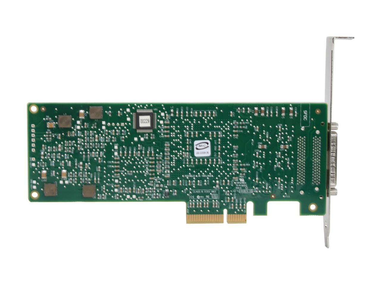 LSI LSI00153 PCI Express SCSI LSI22320SE DualChannel Host Bus Adapter