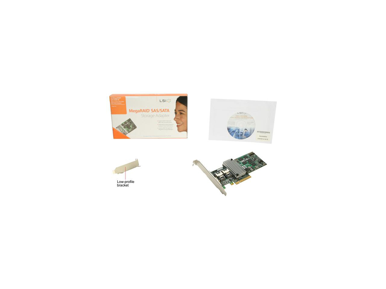thumbnail image 2 of LSI MegaRAID 9260-8i RAID Controller – 512MB PCI-E 2.0 – 6Gb/s SAS SATA – Supports RAID 5 & 6 2 of 13