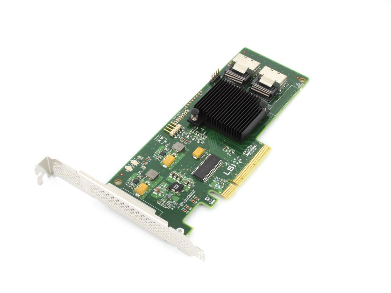LSI SAS 9210-8i 8-port 6Gb/s PCIe HBA RAID SATA Controller card = 9211-8I M1015