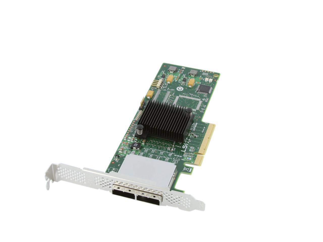 6Gbps 8Port HBA PCI-E Server SATA SAS Controller Card Intel SAS2008-8e 9200-8e
