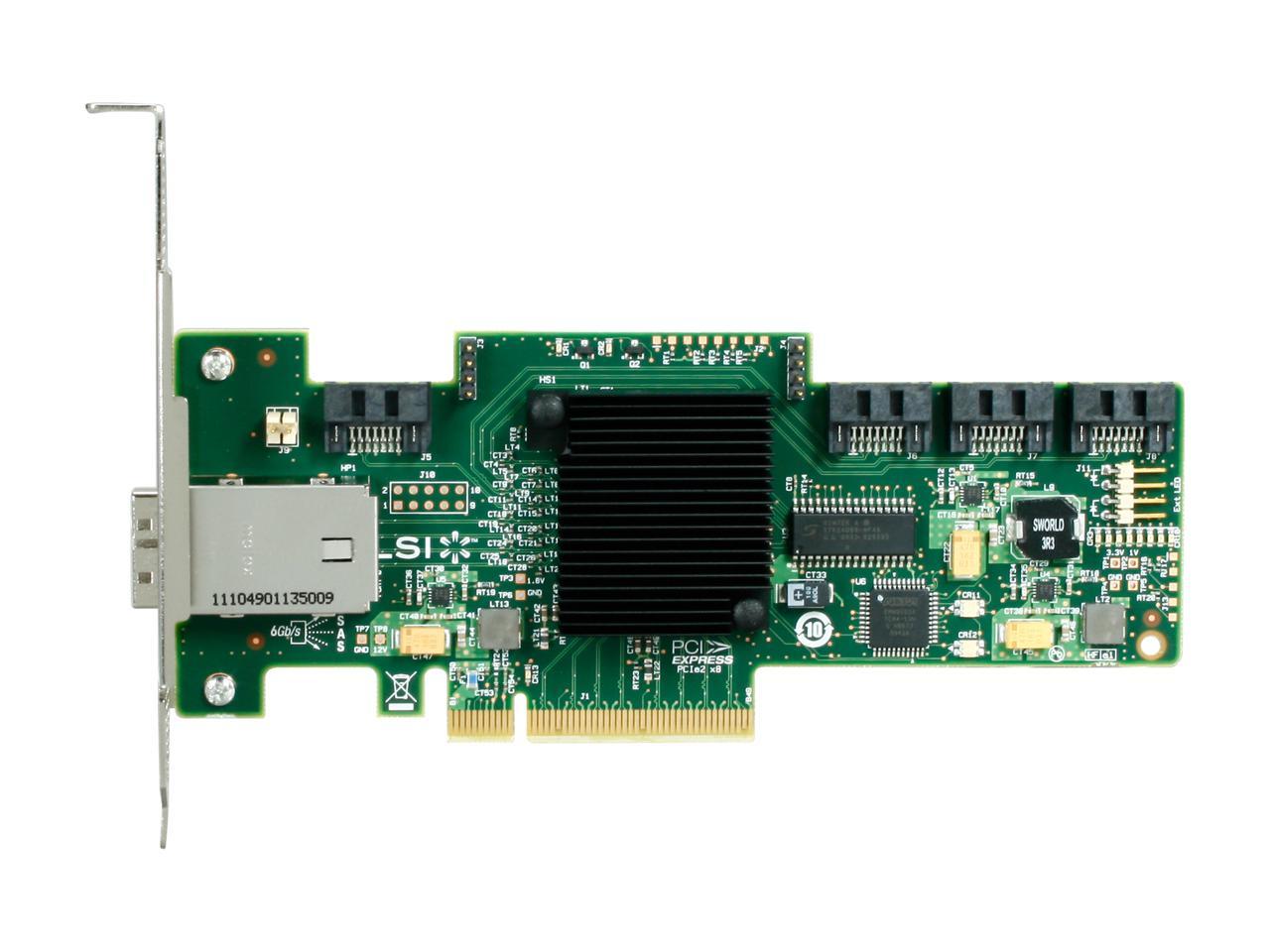 Socobeta Internal SAS/SATA RAID Controller PCI Express Host Bus Adapter 6GB 4-Port 9212-4i IT Mode