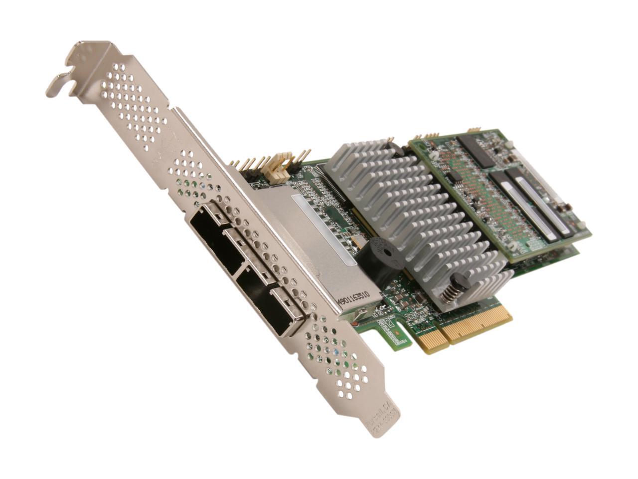 LSI MegaRAID External SAS 92858e 6Gb/s x8 PCIeExpress 2.0 RAID