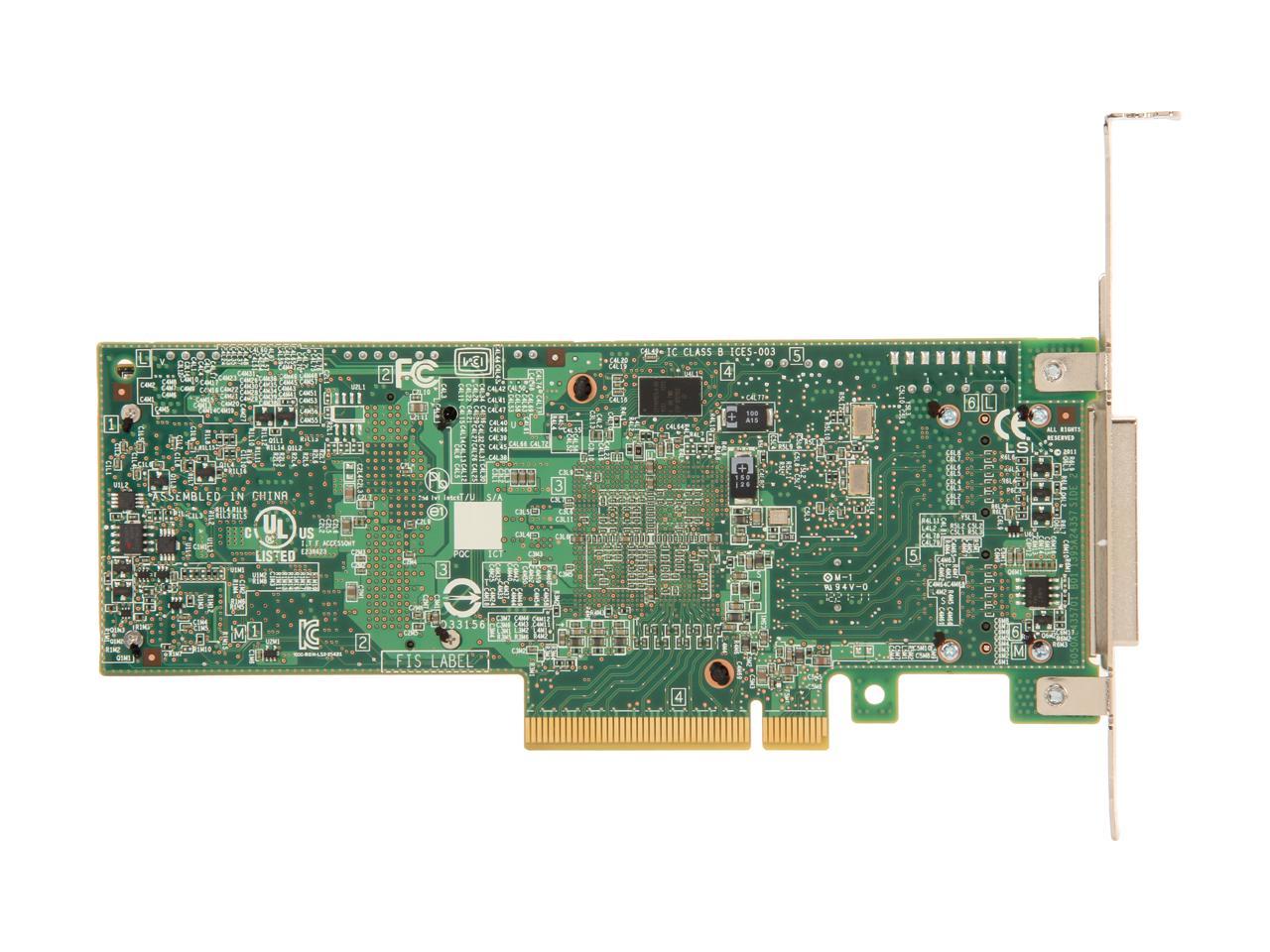 LSI MegaRAID LSI00333 (9286CV-8e) PCI-Express 3.0 x8 SATA / SAS 