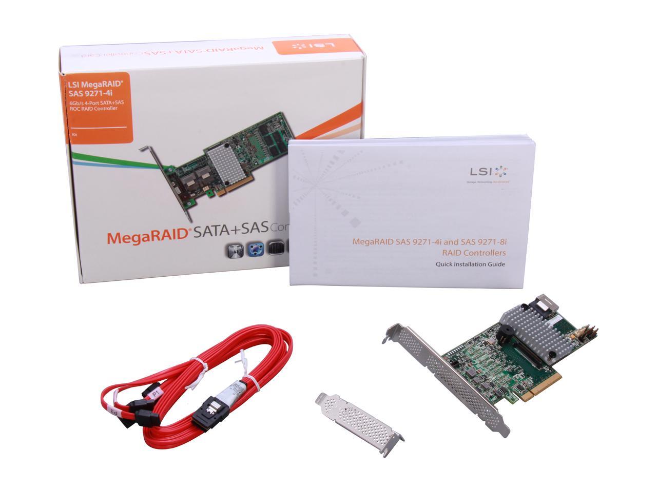 LSI MegaRAID LSI00329 (92714i) PCIExpress 3.0 x8 SATA / SAS RAID
