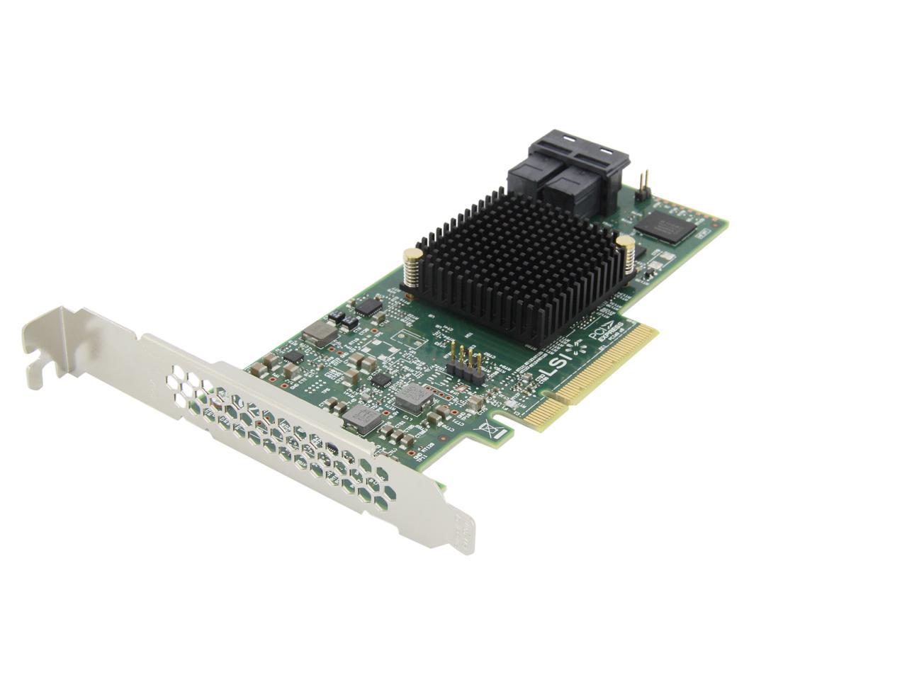 1pcs LSI SAS3008 9300-8I Host Bus Adapter PCI-E 3.0 SATA/SAS 8-Port 12Gb/s#RS1 