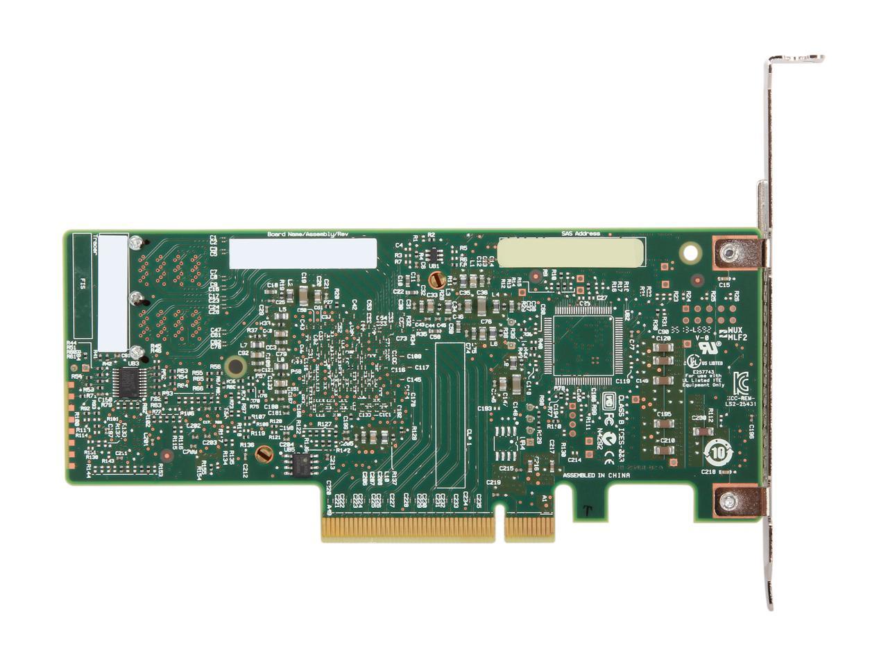 LSI 9341 MegaRAID SAS 9341-8i (LSI00407) PCI-Express 3.0 x8 SATA / SAS ...