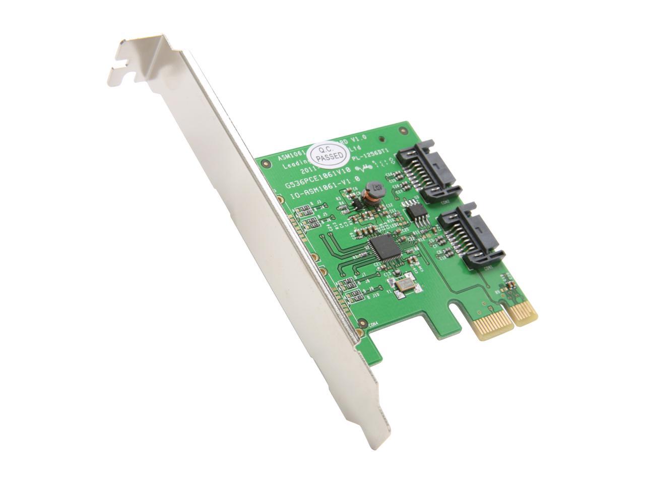 SYBA SY-PEX40039 2 Port SATA III PCI-e 2.0 x1 Card - Newegg.com
