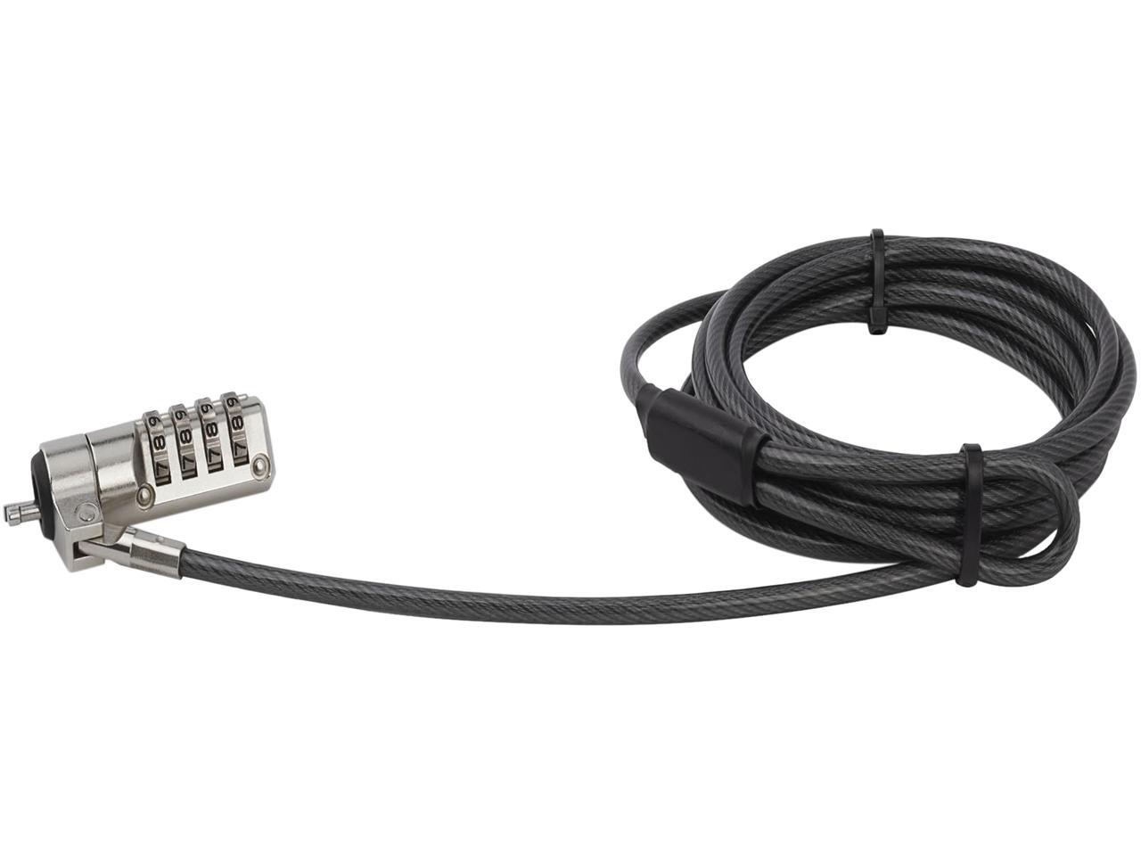 LTLOCK4D Laptop Cable Lock With Swivel Hinge 2m / 6.5