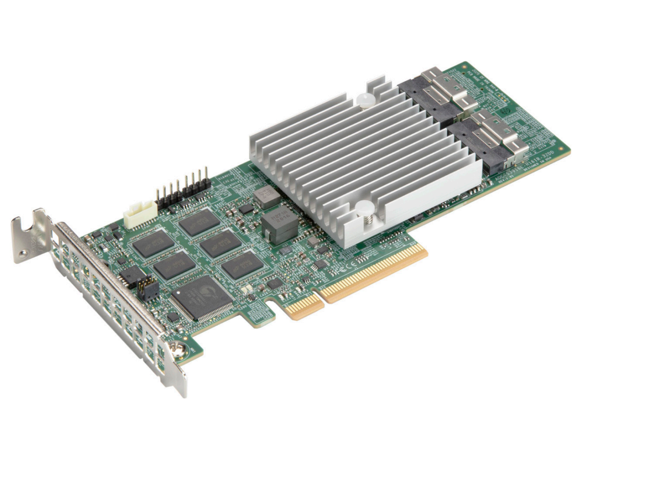8 internal SAS3 ports, Supports up to 16 physical devices w/ expander ...